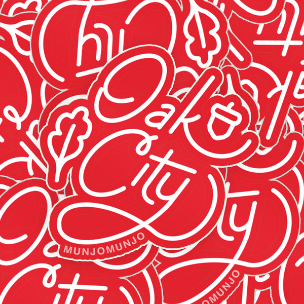 Oak City Sticker