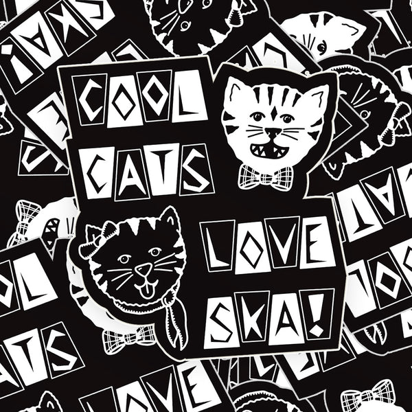 Cool Cats Ska Sticker