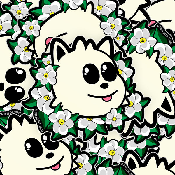 Spring Flowers Munjo Sticker