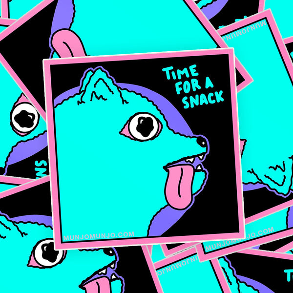 Time For A Snack Sticker