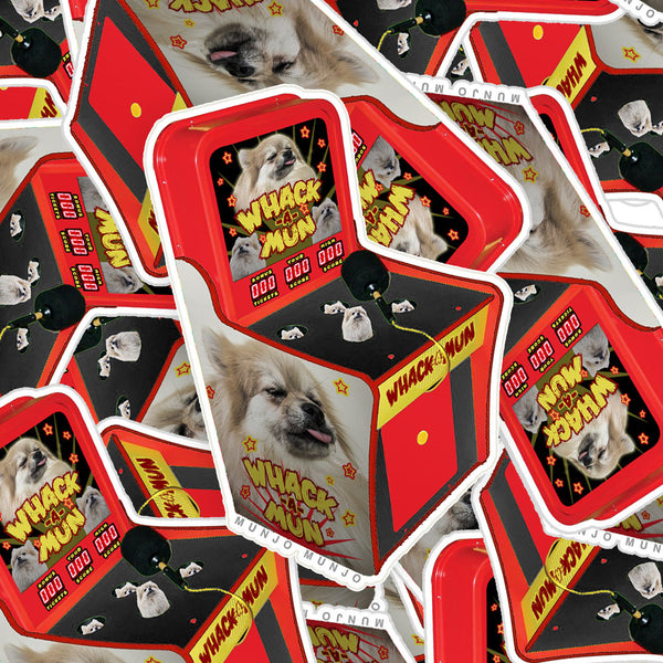 Whack-A-Mun Sticker