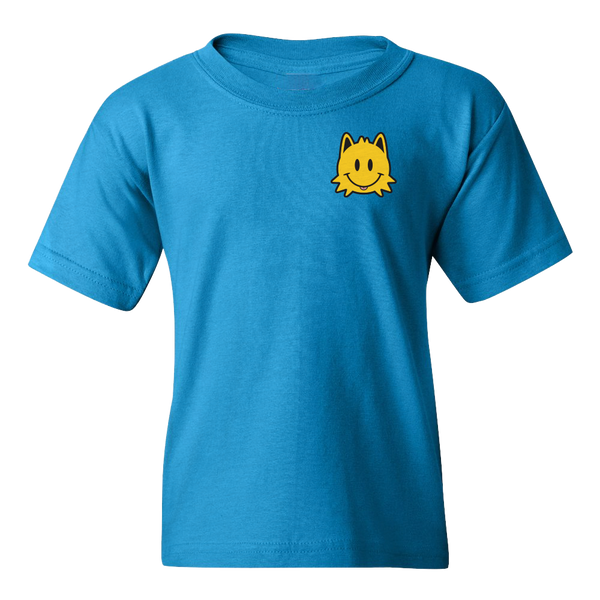 Smiley Kids Tee - Sapphire Blue