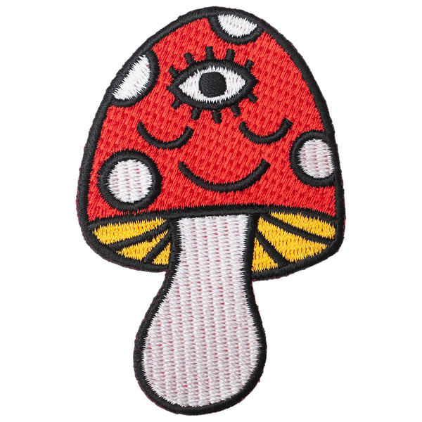 Mushroom Iron On Patch