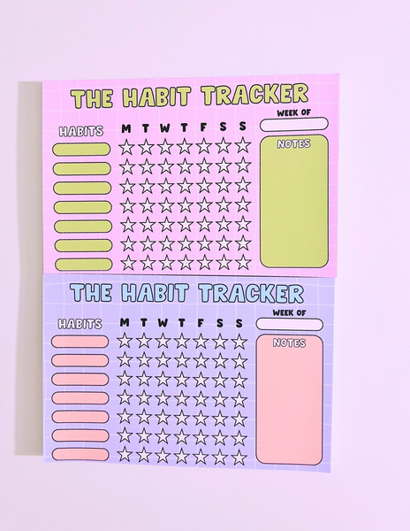 The Weekly Habit Tracker Notepad