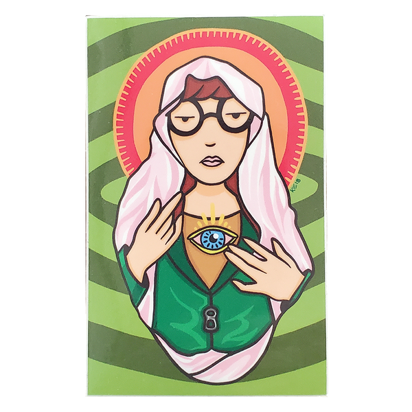 Our Lady of Perpetual Sarcasm (Daria) Sticker