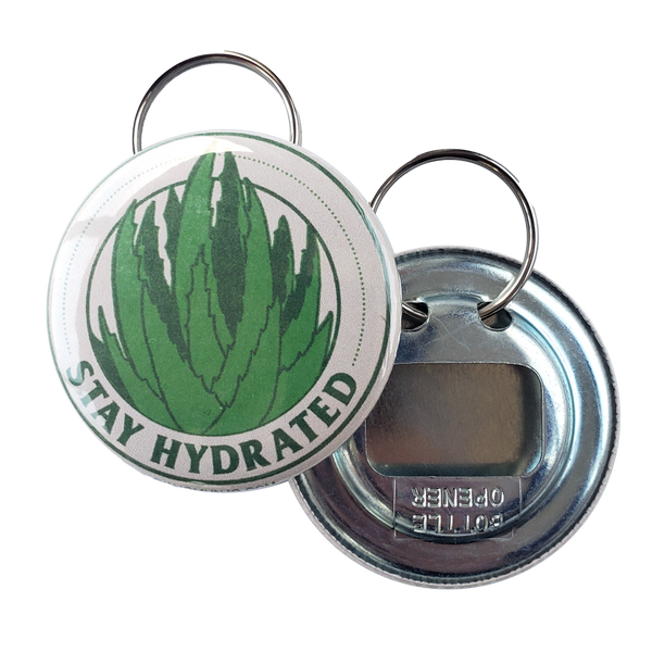 Stay Hydrated Bottle Opener Keychain