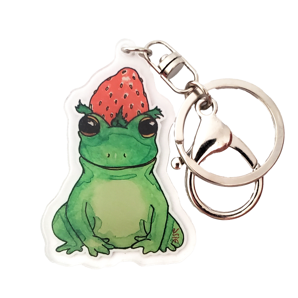 Strawberry Keychain MunjoMunjo