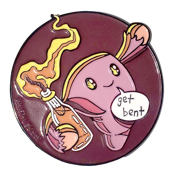 Get Bent UteRiot Enamel Pin