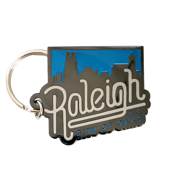 Raleigh Skyline Keychain