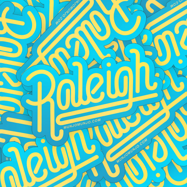 The Raleigh Magnet (yellow/blue)