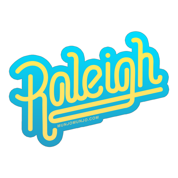 The Raleigh Magnet (yellow/blue)