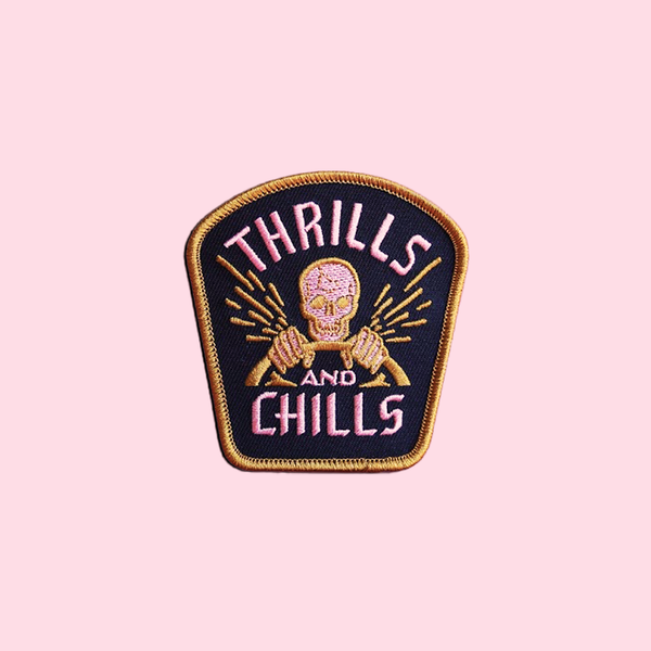 Thrills And Chills Patch (Iron On)