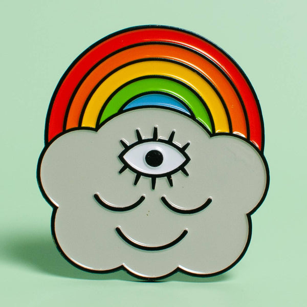 Rainbow Cloud Enamel Pin