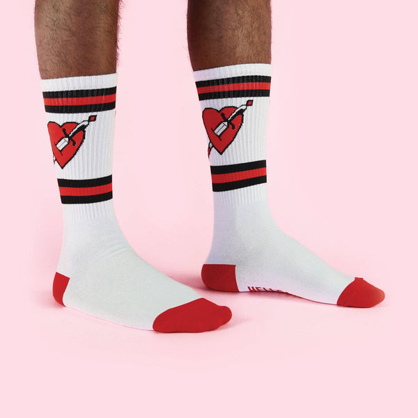 Heart & Dagger Socks