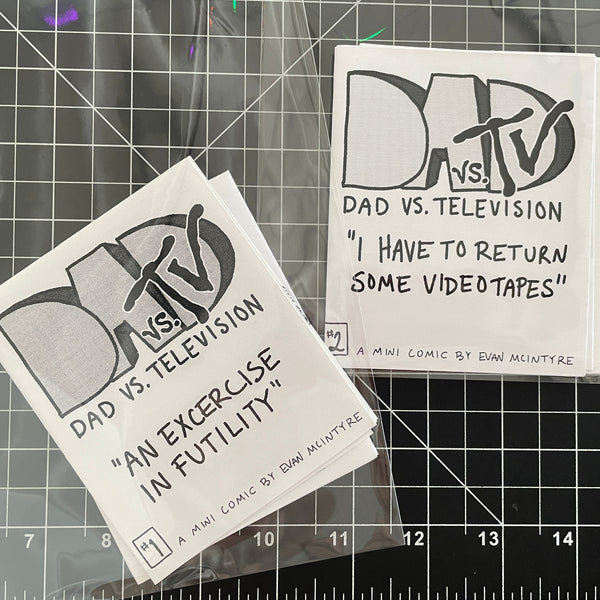 Dad vs TV Mini Zine pack