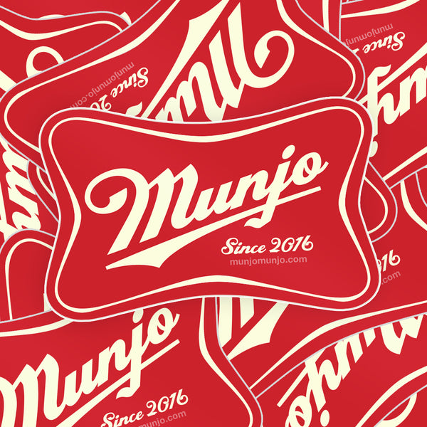 Munjo Beer Logo Sticker