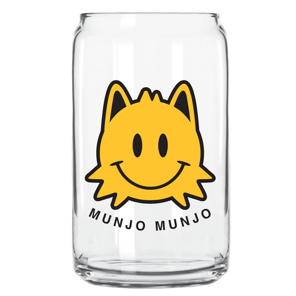 Smiley Can-Style Pint Glass