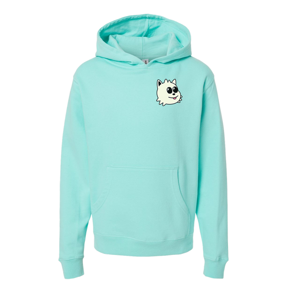 Kids Blep Hoodie - Mint